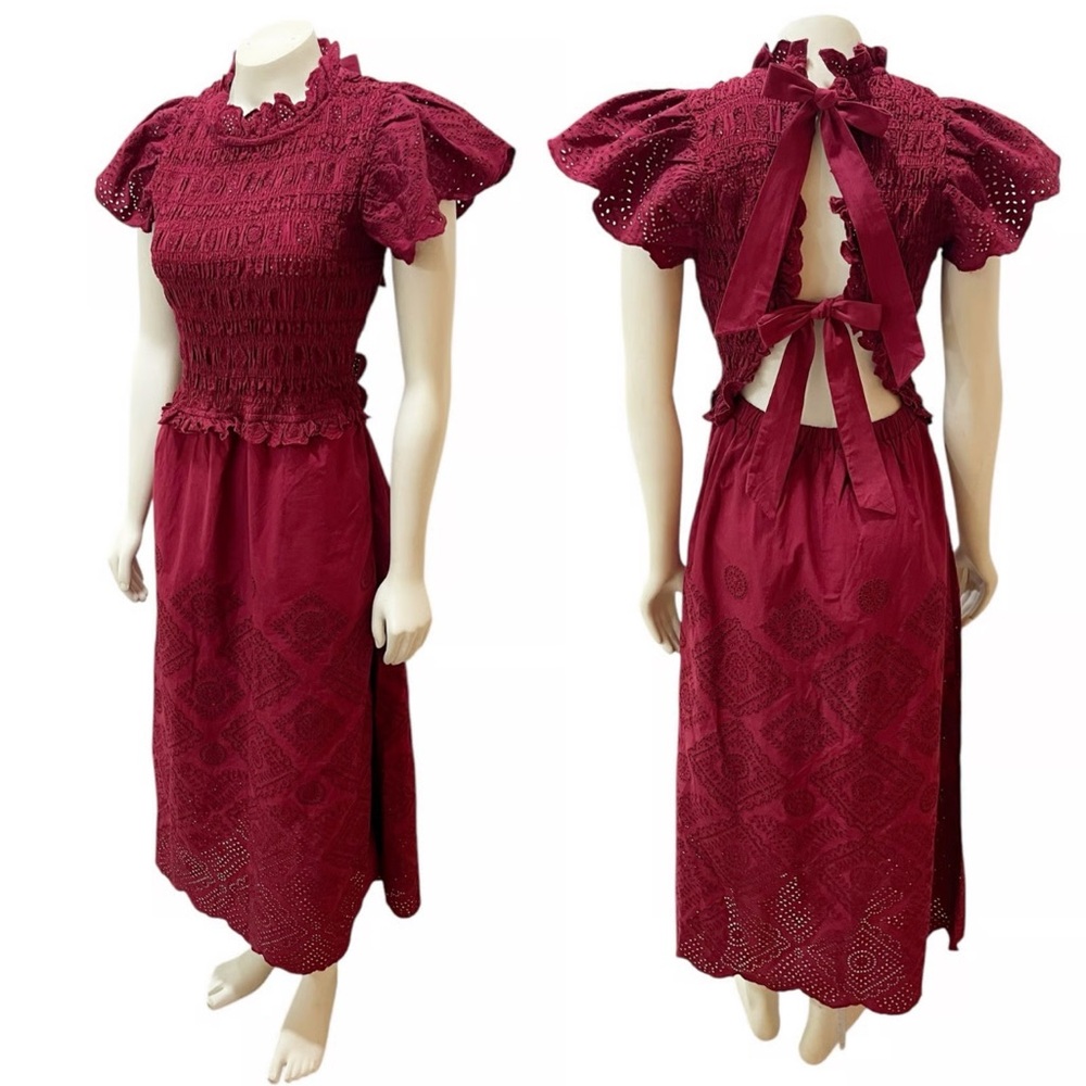 Sea Elegant Red Women's Skirt